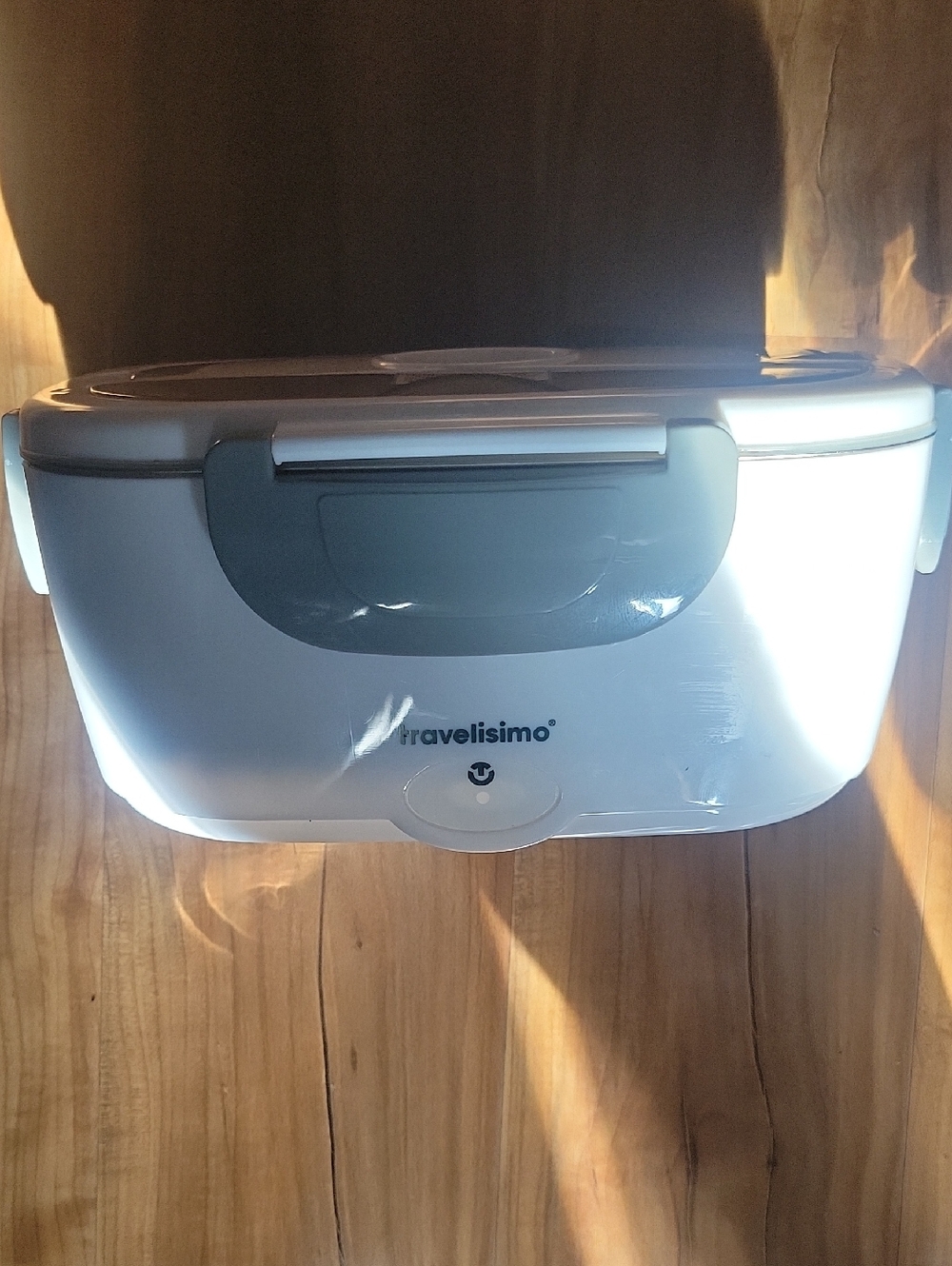 Travelisimo Electric Lunch Box - White and Gray